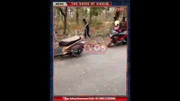 Huge Python Sighted At Siliguri Eastern Bypass Road Near Fapri. Local Carefully Released In Jungle