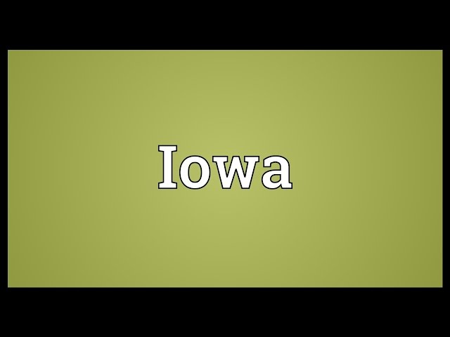 IOWA - Ïàäàé