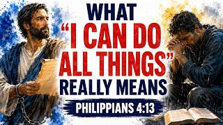 Philippians 4:13: What Paul Really Meant by “I Can Do All Things”