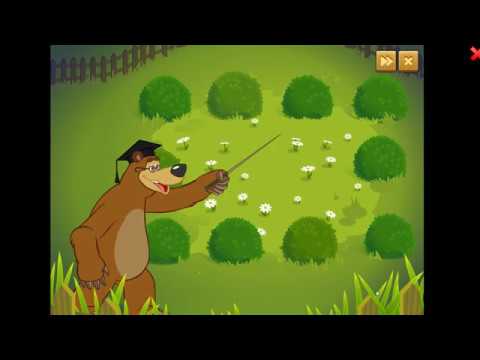 Развивающий мультик Маша и медведь игра в прятки - YouTube