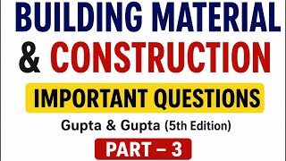 Building material and construction important questions #civil_engineering #building_material