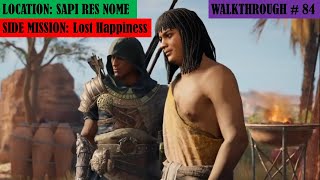 Assassin Creed Origins Side Mission Sapi Res Nome Lost Happiness Walkthrough