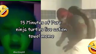 ninja turtles towel meme