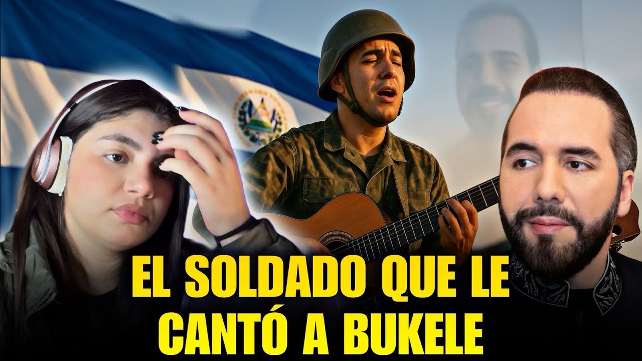 Soldado Salvadoreño HOMENAJEA a Bukele con una CANCIÓN y hace LLORAR a todo El Salvador😢