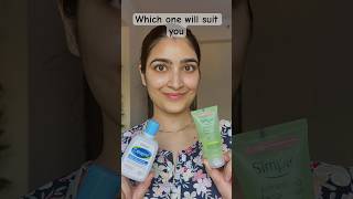 Cetaphil vs Simple ? Facewash review | for winter dry, sensitive, acne prone skin #skincareroutine