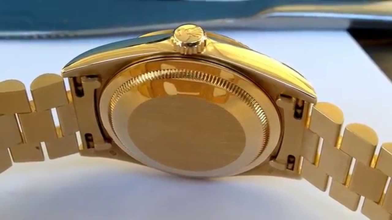 WATCHTECH Professional Watch Polishing Rolex DayDate President YouTube