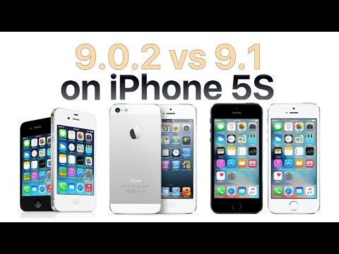 iPhone 5S iOS 9.1 vs iOS 9.0.2
