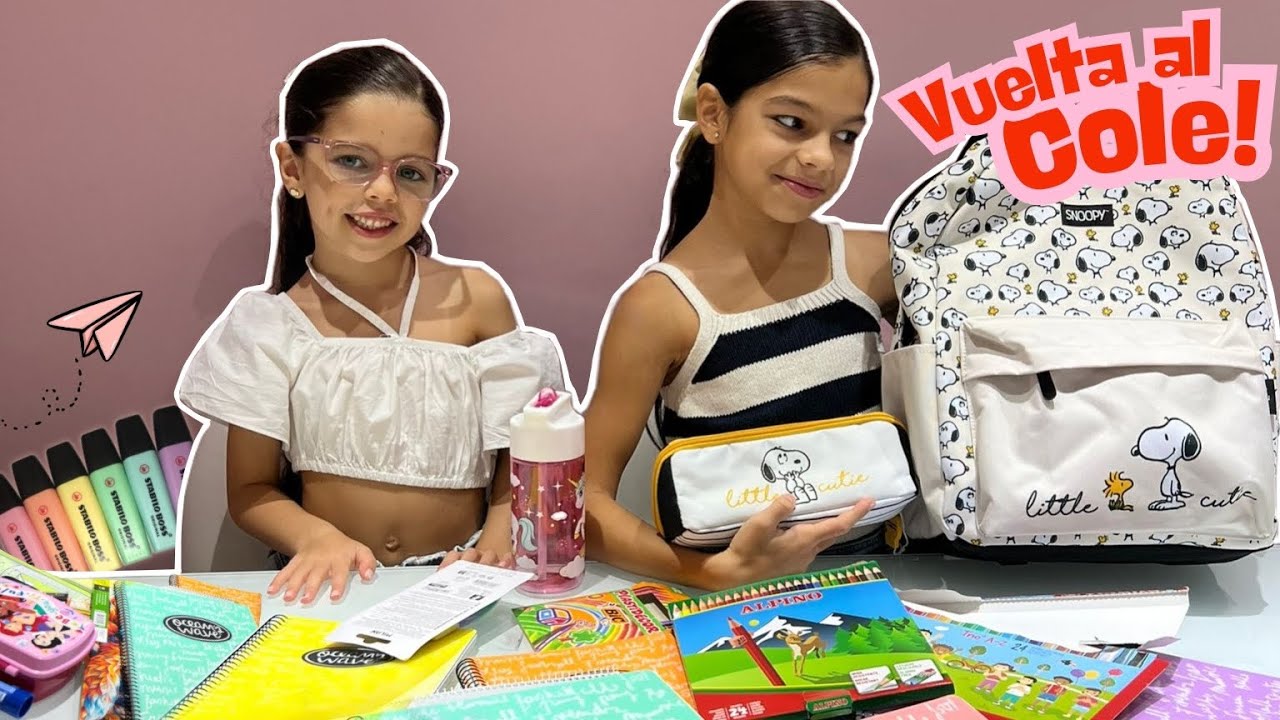 COMPRA DEL MES EN MERCADONA Y OS ENSEÑAMOS TODO EL MATERIAL PARA EL COLE 📚 | EL ESPEJO DE TRIANA