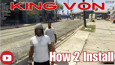 How To Install King Von | Addon Peds Tutorial