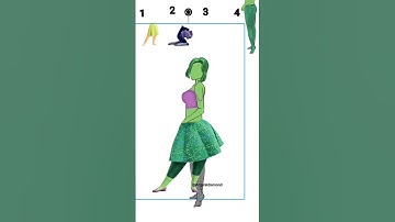 Which one is correct? Disgust insideout 2#digitalart #viral #shorts #insideout2 #disney