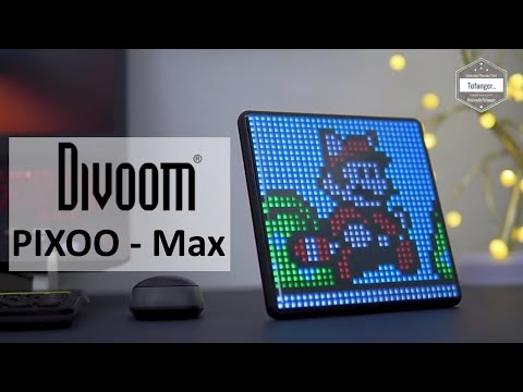 DIVOOM Pixoo-Max ❤️ 32 * 32 Pixel Art Digital Photo Frame - DIVOOM SMART App - Unboxing