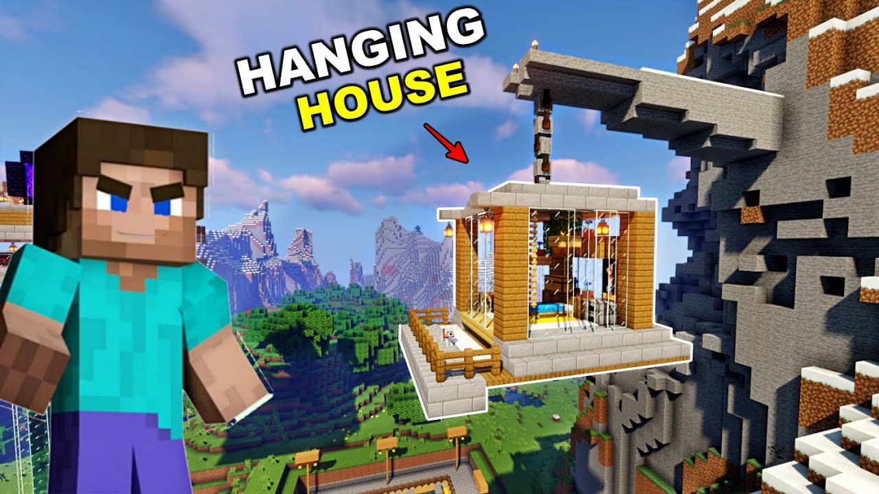 Youtube Video Statistics For Minecraft How To Build A Hanging House With Everything You Need To Survival Noxinfluencer