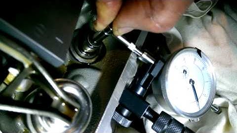 Wiggle test of Number 5 Intake Valve