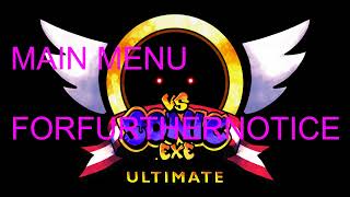 Main Menu - VS Sonic.exe Ultimate