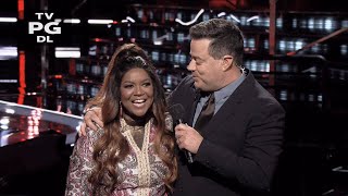 The Voice   Wendy Moten Falls on Stage
