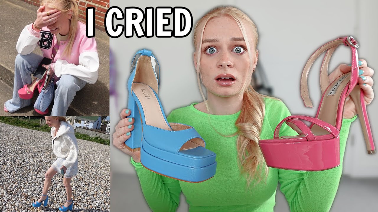 ONLY wearing huge PLATFORM heels for a WEEK..