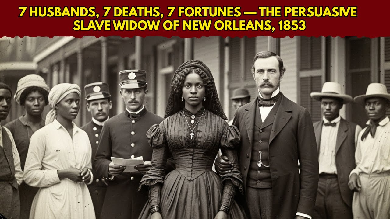 7 Husbands, 7 Deaths, 7 Fortunes — The Persuasive Slave Widow of New Orleans, 1853