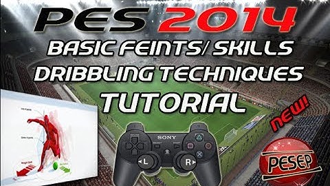 PES 2014: Skills Tutorial PS3 (NEW ) - Basic Feints+Tricks+Dribbling Techniques.