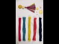 Multi Colored DIY Tassel Earrings