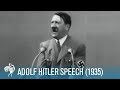 Adolf hitler speech at krupp factory in germany 1935  british path