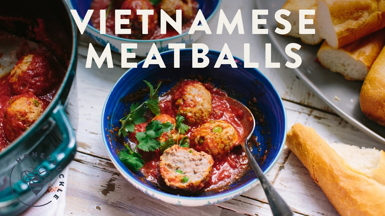 Vietnamese Meatballs Xiu Mai Recipe Honeysuckle YouTube