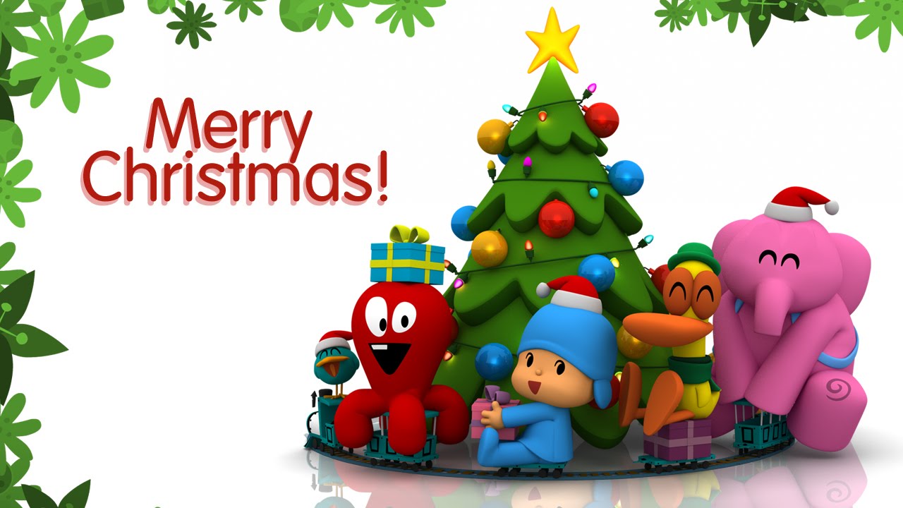 Pocoyo wishes you happiness and joy for Christmas - YouTube