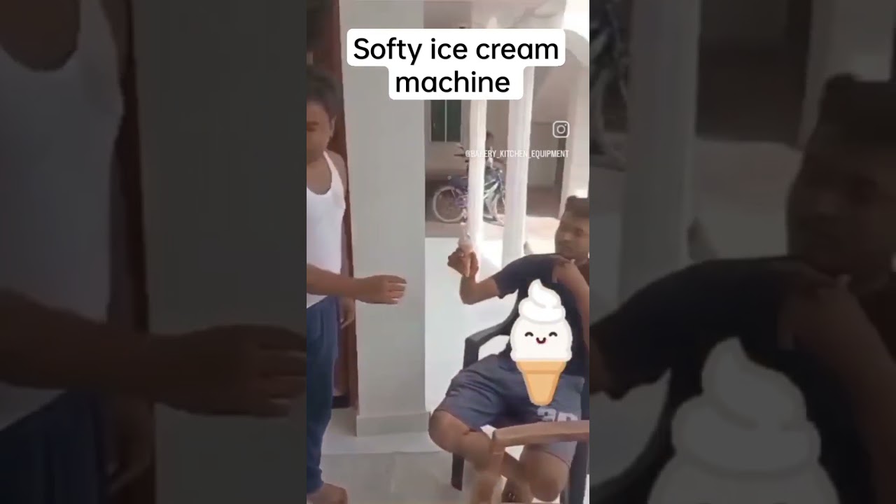 Myra industries (Mi) softy ice cream machine 2+1 flavour floor model primium quality