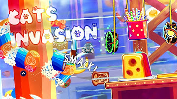 Cats Invasion 100% by qmystic and more | Geometry Dash 2.2