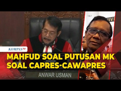 Kata Mahfud MD Soal Sidang Putusan MK Terkait Batas Usia Capres-Cawapres