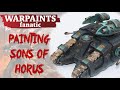 How to paint sons of horus for warhammer the horus heresy