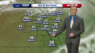 Brad Sugden's Hour by Hour Forecast to plan your evening – 5pm Update