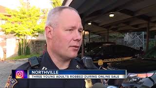 Three robbed at gunpoint in Northville during pre-arranged online transaction