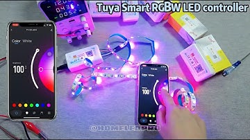 How to use the Tuya WiFi RGBW Controller | Tuya Smart WiFi RGBW Controller @TY-01-4CH