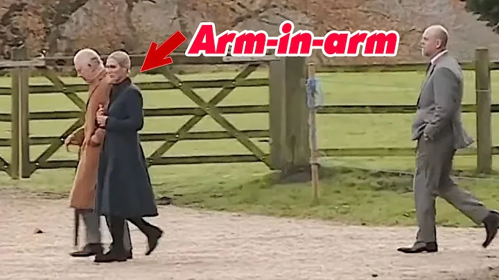 Zara Tindall was spotted walking ARM-IN-ARM throug...