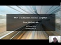 Build Public websites with Microsoft Flow (Flow JAM Stack)