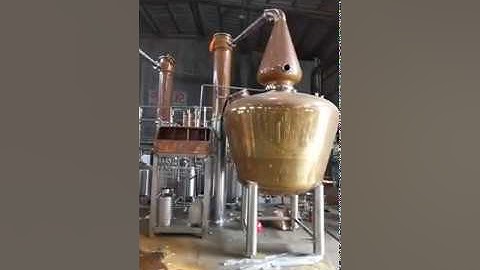 Whiskey double pot distillation from China DYE company