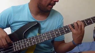 Video-Miniaturansicht von „Mano arriba - Llamame mas temprano. bass cover“