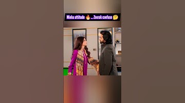Kis bate ka attitude hai?🔥😎 Minha | Isme yaraan Drama shorts #pakistanidrama  #newdrama2025 #clip