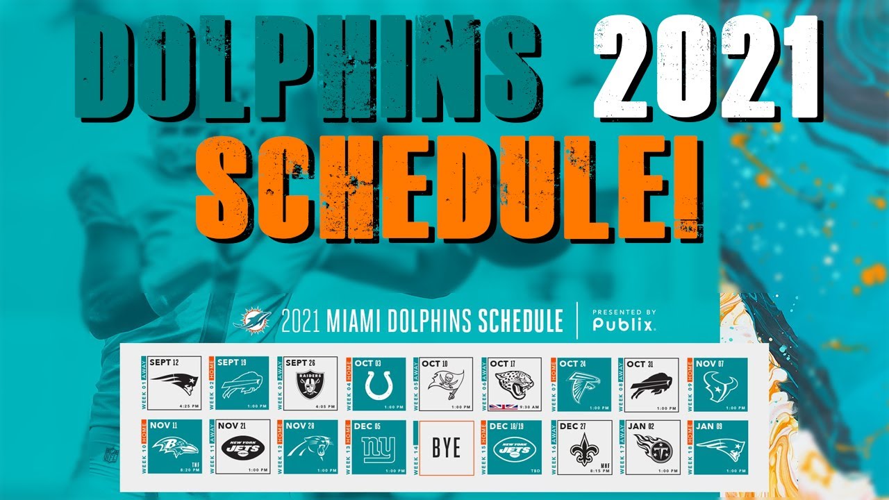 Miami Dolphins 2021 Schedule Release! 