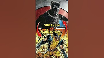 Vibranium vs Admantium! Which Metal is Stronger??💪😈 #mcushorts