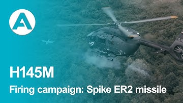 H145M firing campaign: Spike ER2 missile