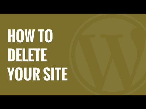 How to Delete Your WordPress Blog