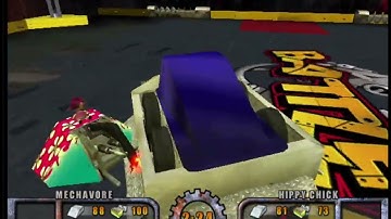 BattleBots 2002 Video Game Mechavore Vs Hippy Chick