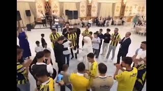 Mardin’deki düğünde gelinle damat Fenerbahçe şarkısıyla dans etti
