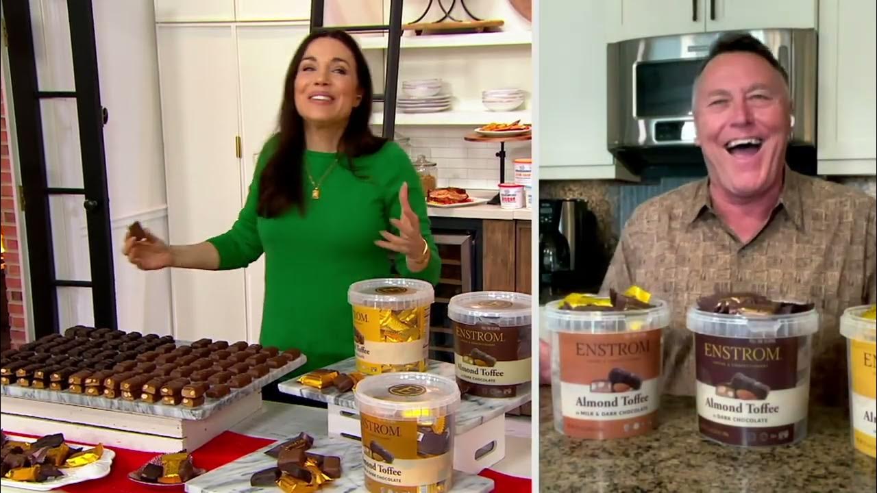 Enstrom 2.3lb Almond Toffee Singles in Tub on QVC YouTube