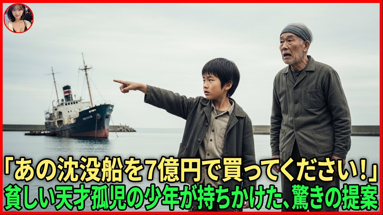 「おじいちゃん、沈んだあの船を7億円で買い戻してください！」捨てられた天才孤児の少年が、奇想天外な提案をした……#動エピソード#老後の物語 #家族の物語