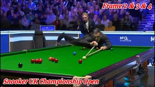 Snooker UK Championship Ronnie O’Sullivan VS Hossein Vafaei ( Frame 2 & 3 4 )