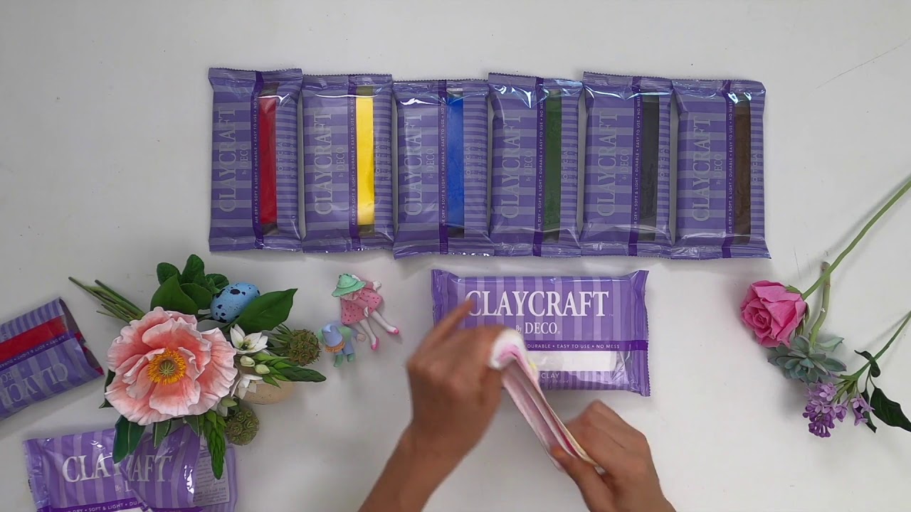 Working with CLAYCRAFT by DECO Soft Clay YouTube