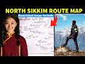 North sikkim tour plan 2024   latest route map guide  gurudongmar  yumthung  katao  zero point