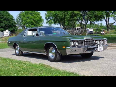 1972-ford-galaxie-500-2-door-in-green-&-351-engine-sound-on-my-car-story-with-lou-costabile